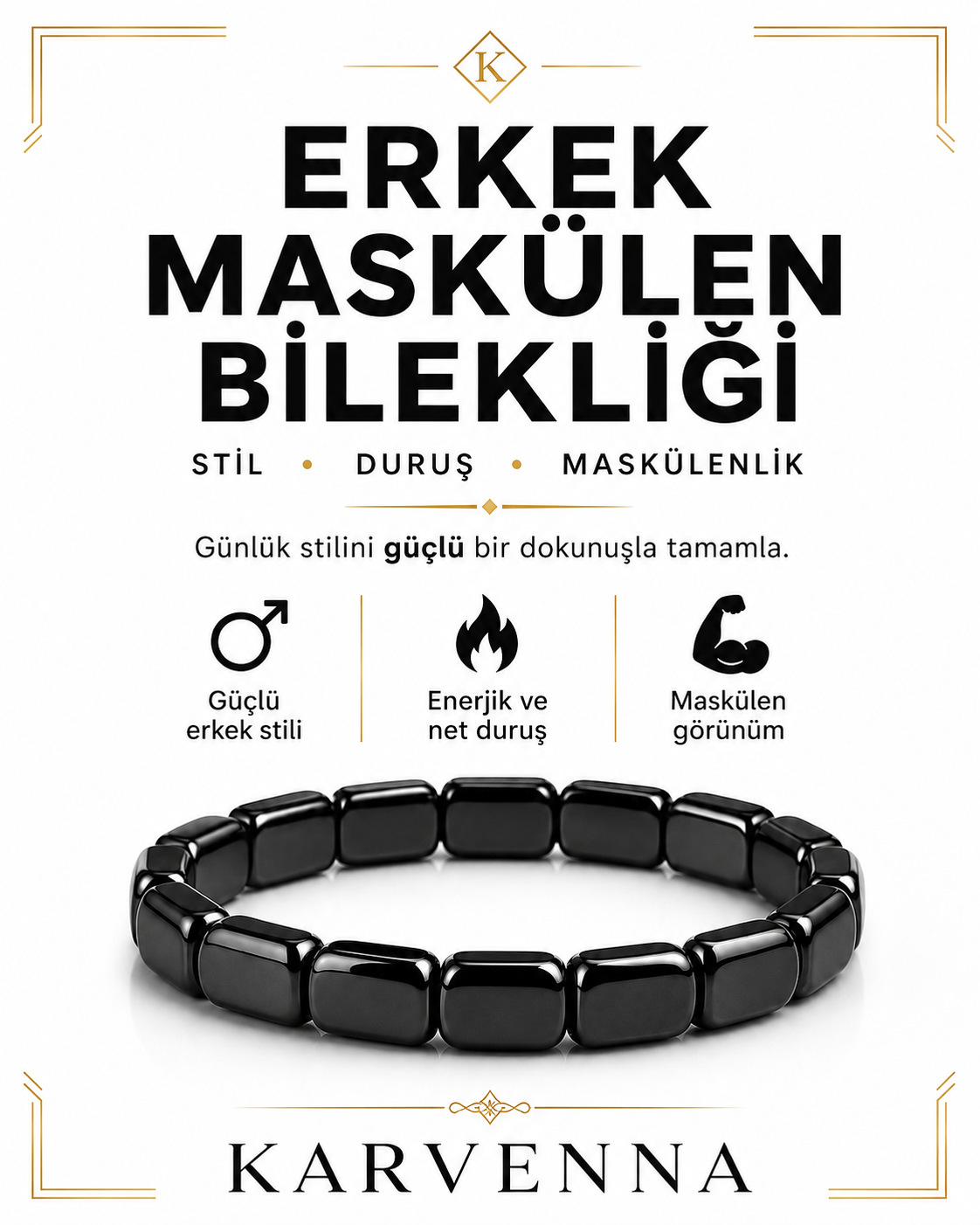 Hematit Güç Bilekliği